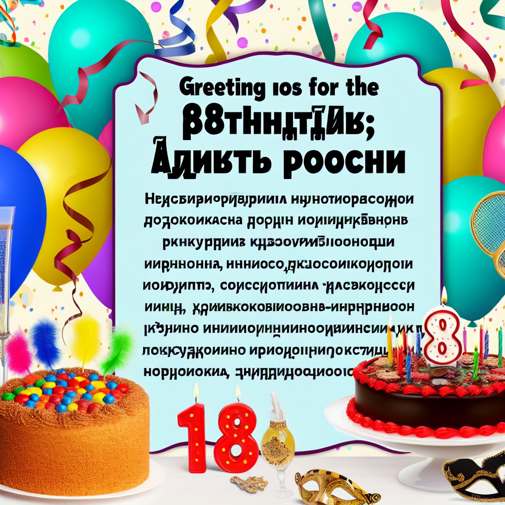 привітання з 18-річчям прикольні прозою
