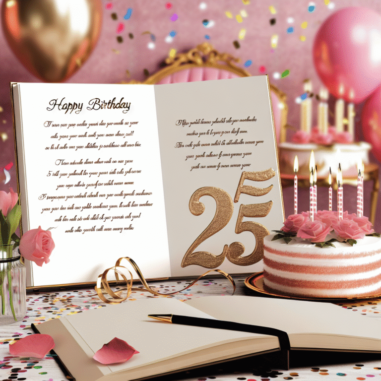 Привітання з 25-річчям дівчині вірш: ТОП красивих поздоровлень та віршів на день народження