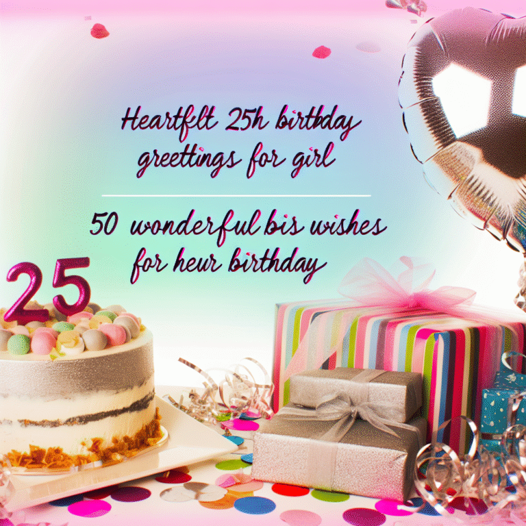 Привітання з 25-річчям дівчині своїми словами: 50 ідей прекрасних побажань на день народження