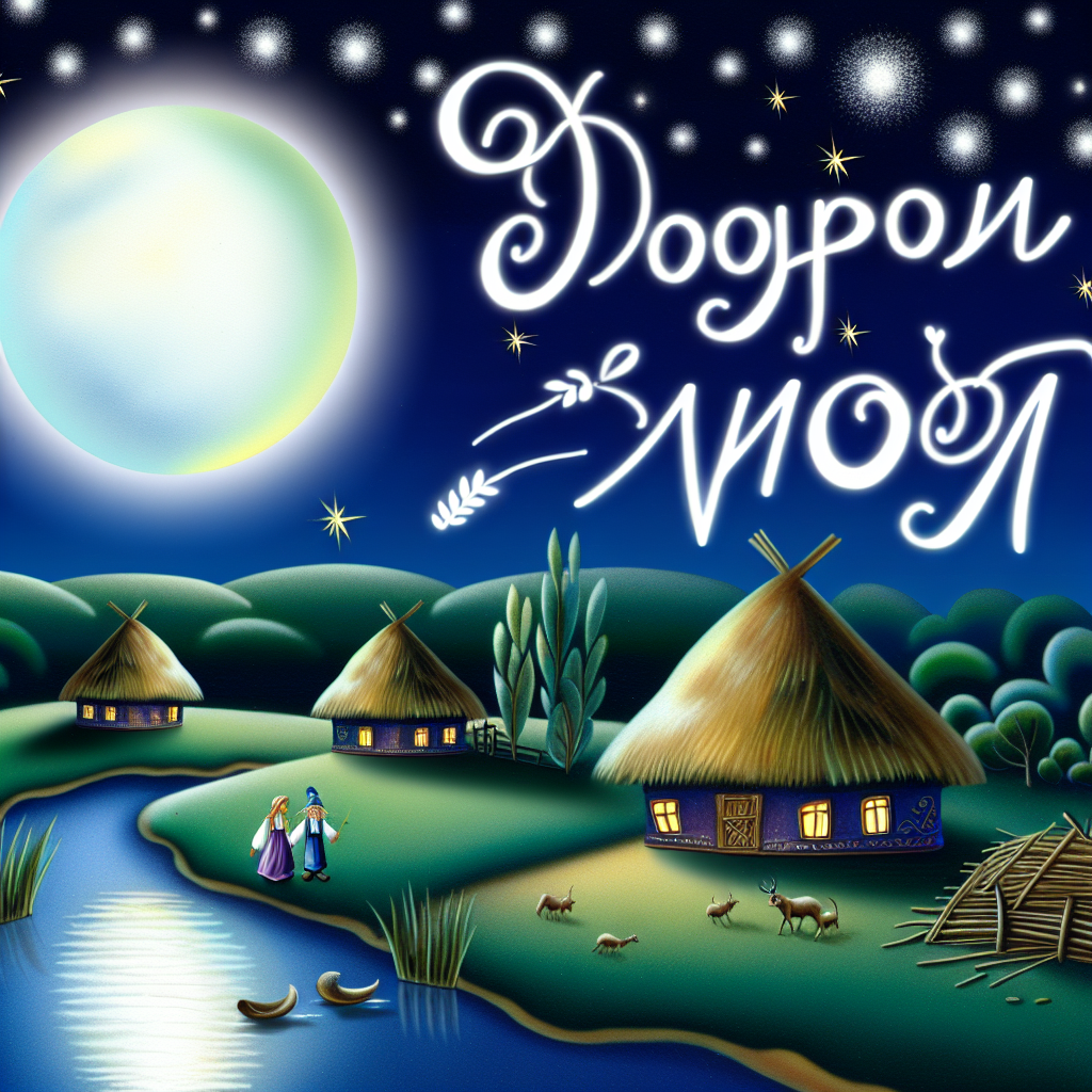 побажання доброї ночі українською