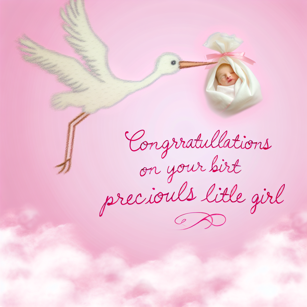 привітання з народженням дівчинки своїми словами