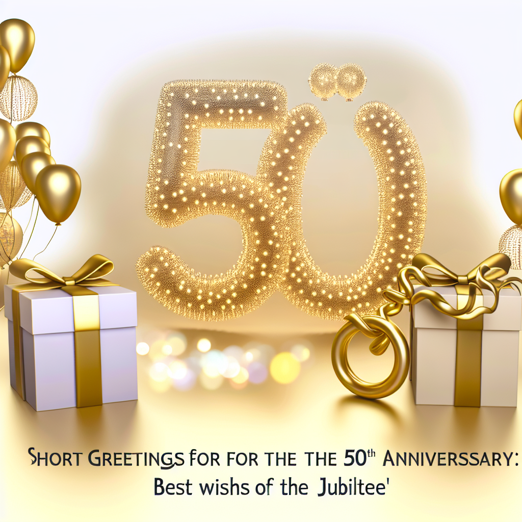 короткі привітання з 50-річчям