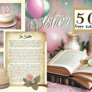 привітання сестрі з 50-річчям у віршах