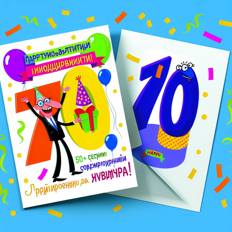Жартівливі привітання з 70-річчям: 50+ смішних поздоровлень для ювіляра
