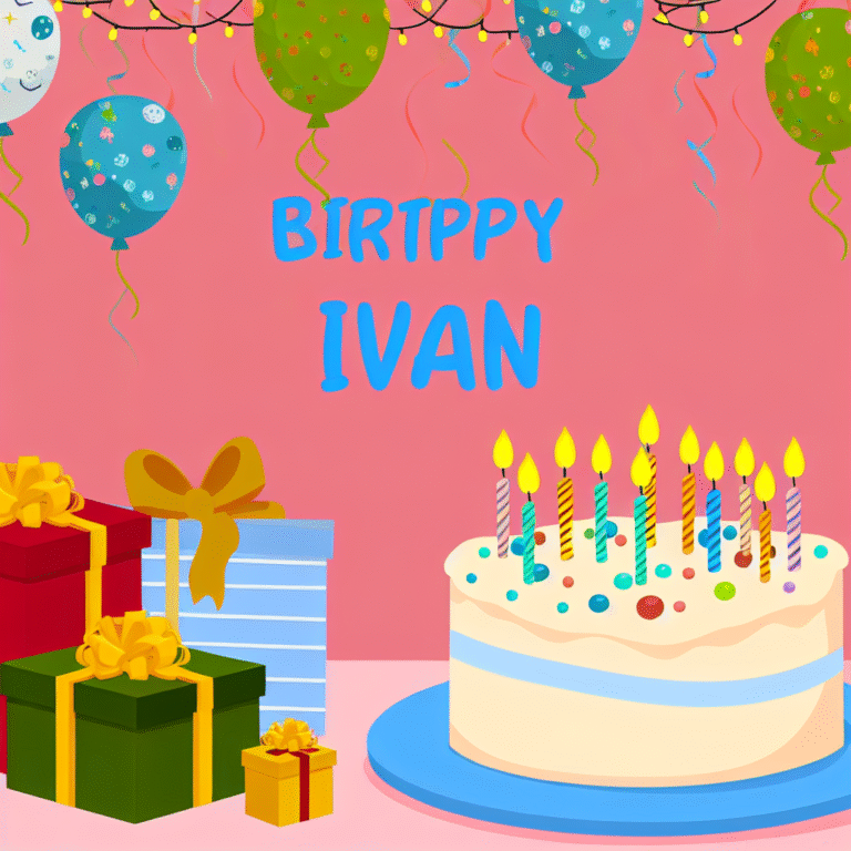 Привітання з днем народження Ваня: Найкращі ідеї для святкування!