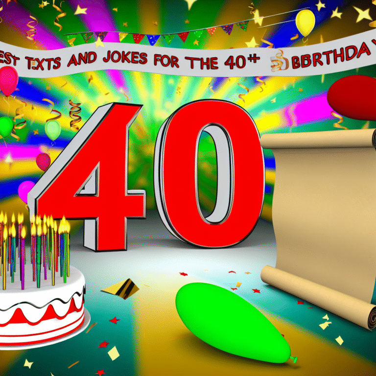 Привітання з 40-річчям прикольні: 50+ найкращих текстів та жартів для іменинника