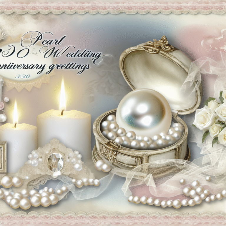 Перлинове 30 років весілля привітання: найкращі побажання та ідеї для святкування