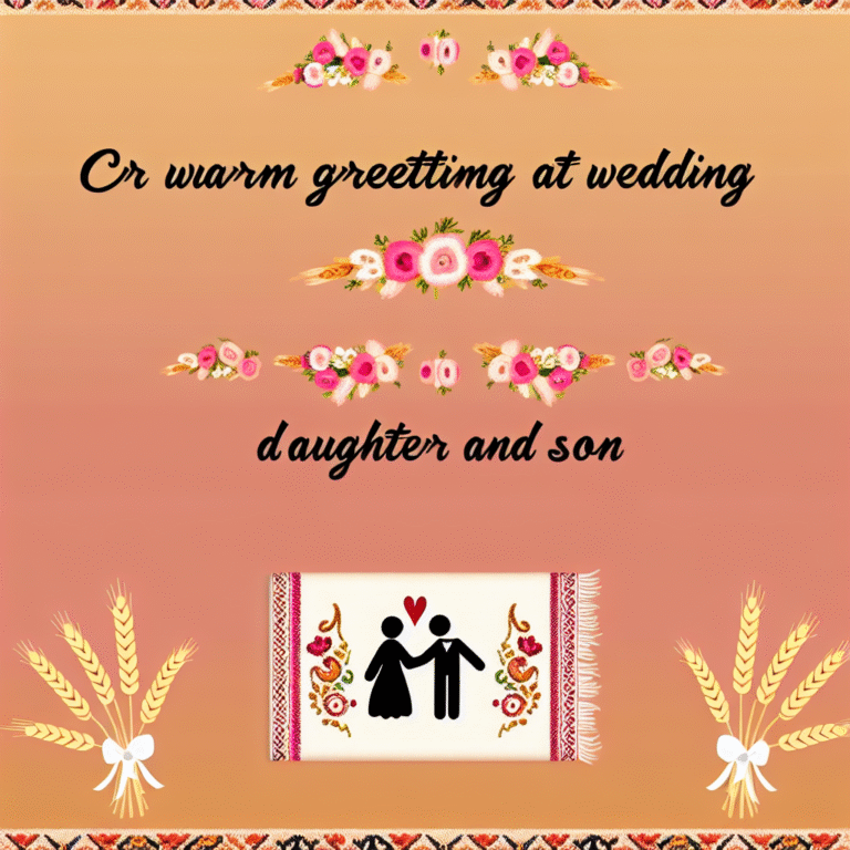 Мудрі привітання на весілля від мами: найтепліші слова для доньки й сина