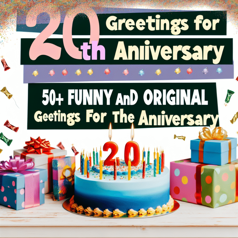 Привітання з 20-річчям прикольні: 50+ кумедних і оригінальних поздоровлень на ювілей