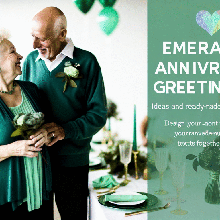 Смарагдове весілля привітання: ідеї та готові тексти для 55-ліття разом