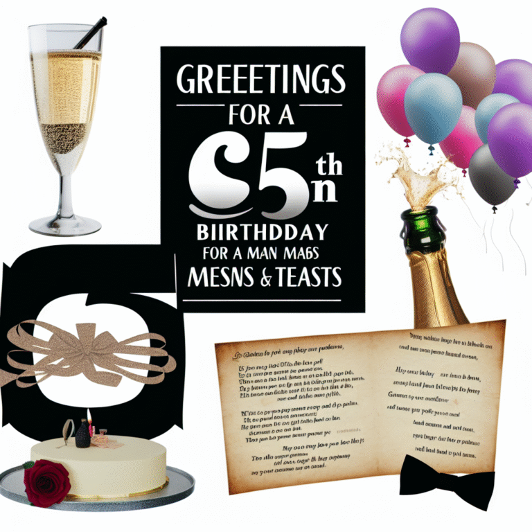 Привітання з 65-річчям мужчині у віршах — 25+ красивих поздоровлень та тостів