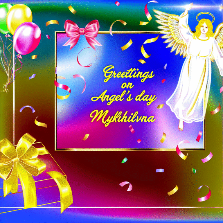 Привітання з днем ангела Михайлівна: Найкращі побажання та вітання для святкування