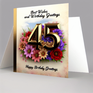 привітання з 45-річчям жінці