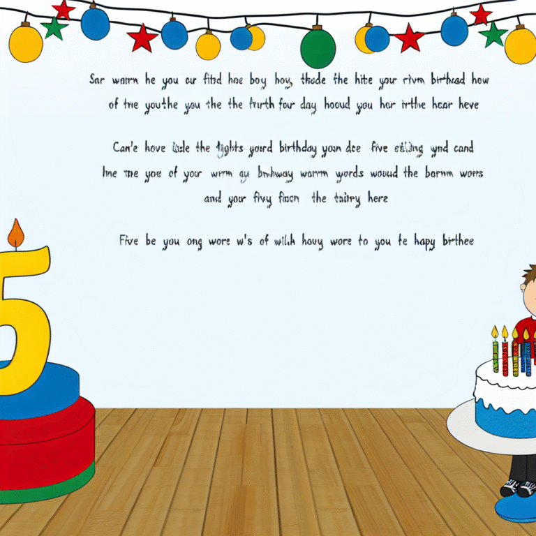 Привітання з 5-річчям хлопчика своїми словами: Найтепліші та оригінальні вірші для маленького саме
