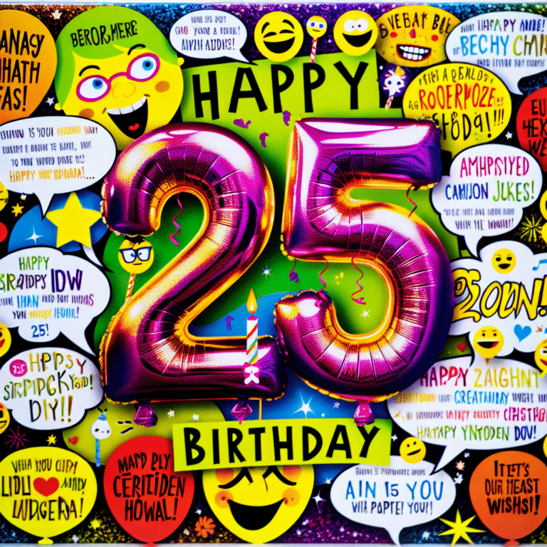Привітання з 25-річчям прикольні: 50+ ідей смішних та оригінальних поздоровлень