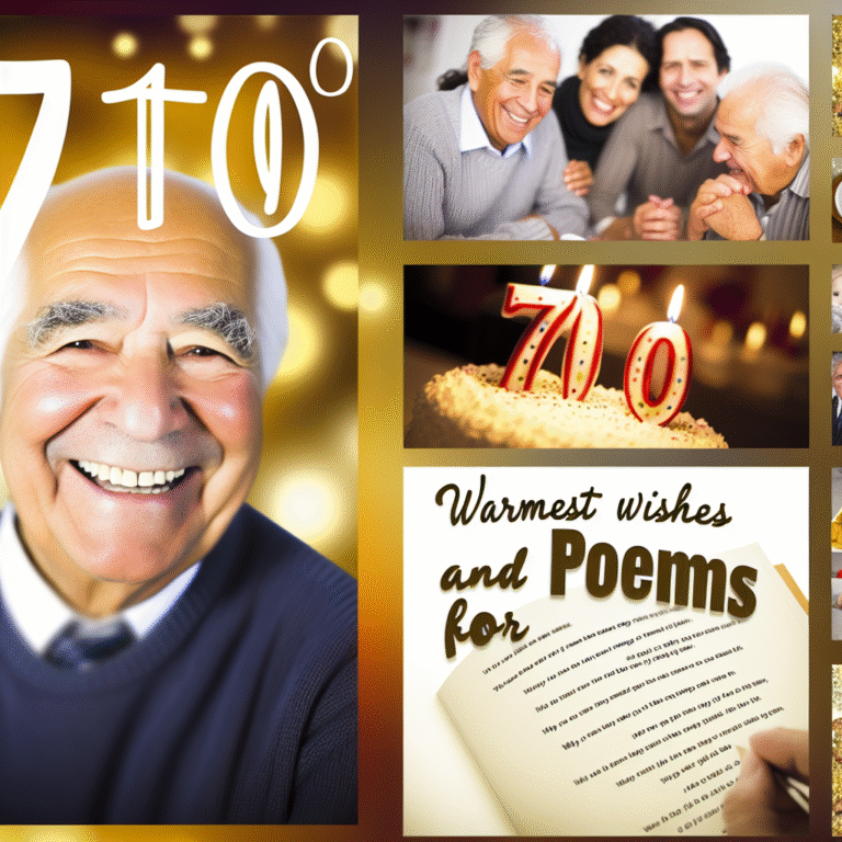Привітання з 70-річчям мужчини своїми словами: найтепліші побажання та вірші для ювіляра