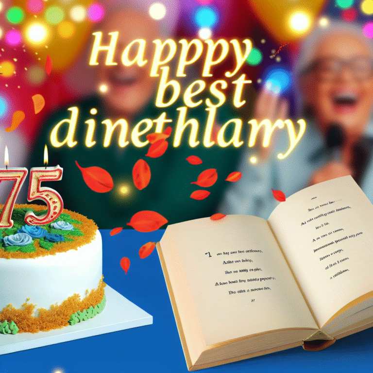 Привітання з 75-річчям у віршах: найкращі вірші для святкування дня народження