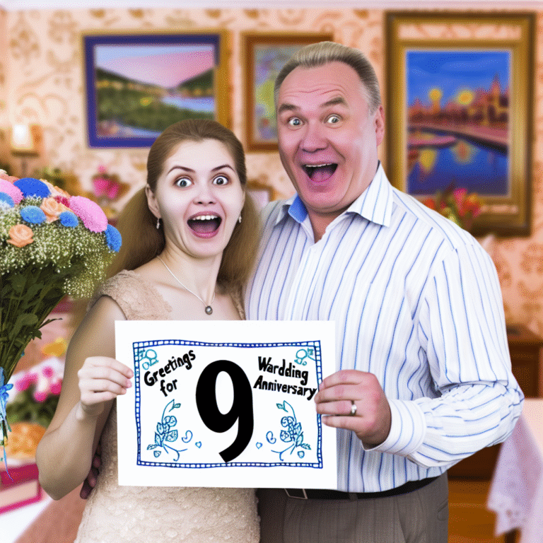 Привітання з 9 річницею весілля своїми словами: оригінальні ідеї та щирі побажання