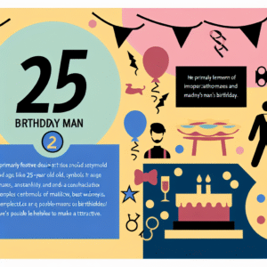 привітання з 25-річчям хлопцеві
