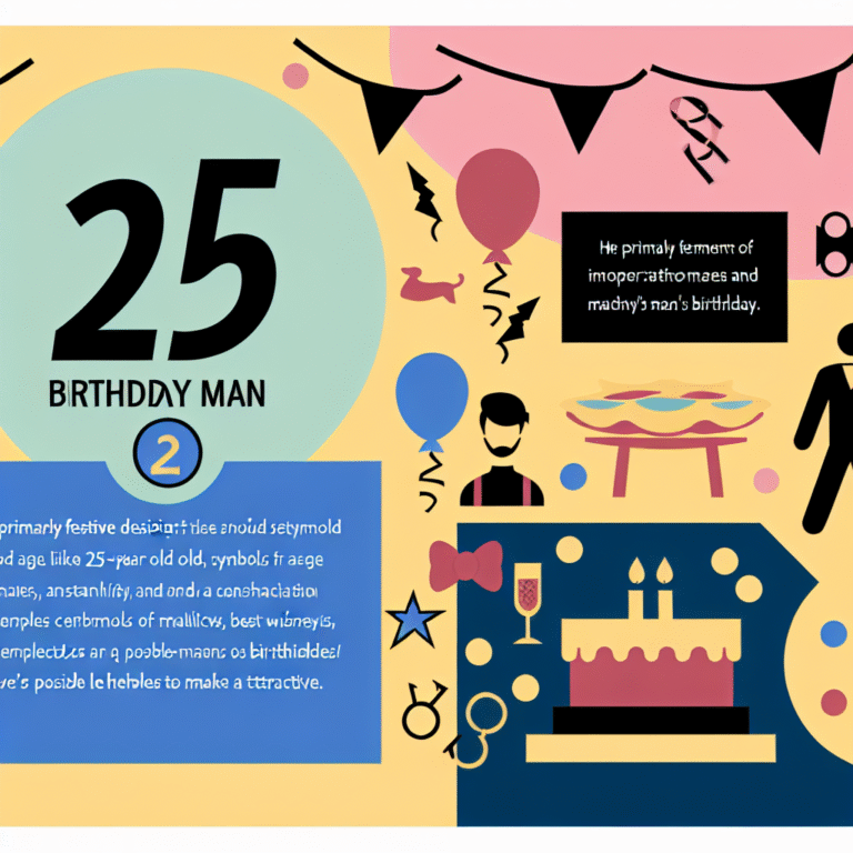 Привітання з 25-річчям хлопцеві: найкращі побажання та ідеї для святкування