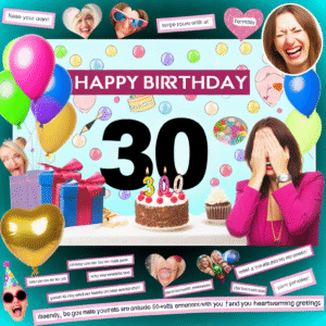 прикольні привітання з 30-річчям жінці