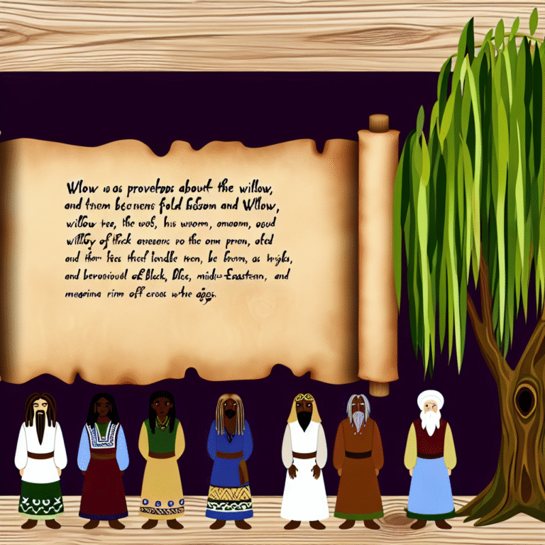 Прислівʼя про вербу: давні народні мудрості та їх значення в культурі