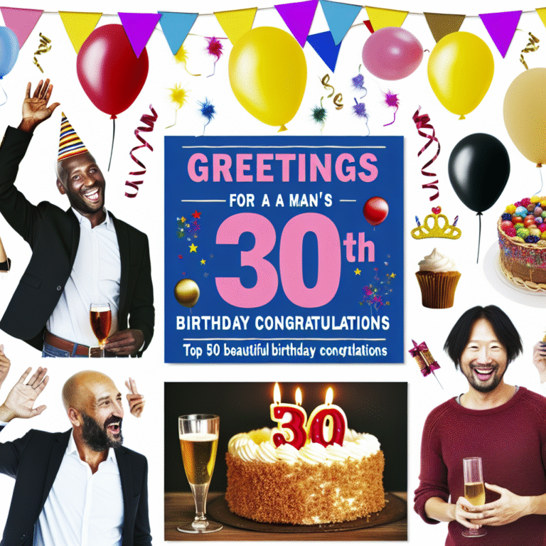 Привітання з 30-річчям чоловікові картинки: ТОП-50 красивих поздоровлень з днем народження