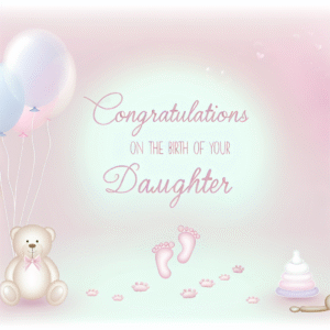 привітання з народженням донечок