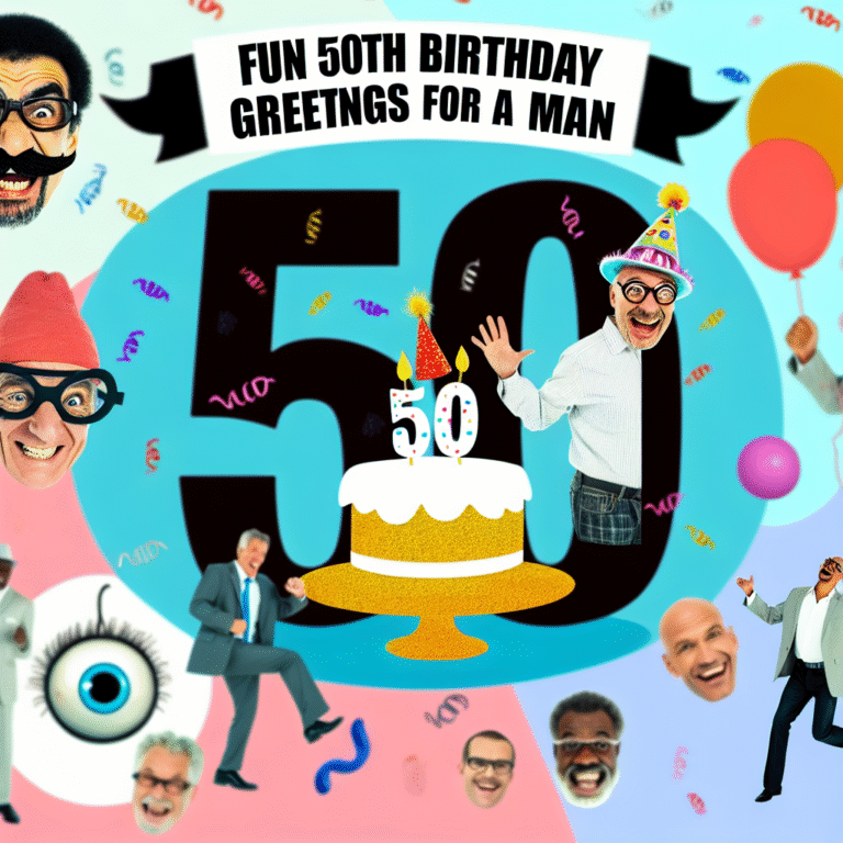 Прикольні привітання з 50 річчям мужчині: 50+ смішних та щирих побажань