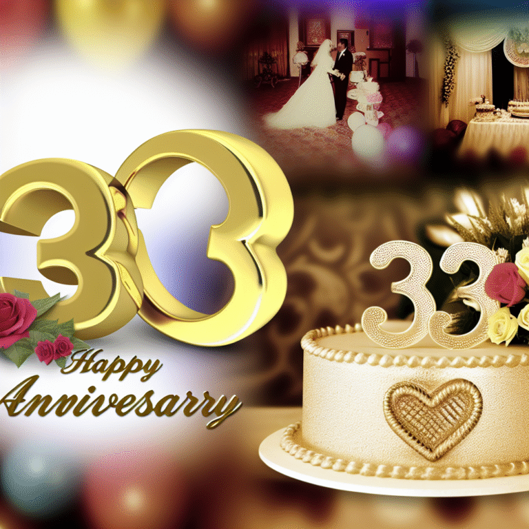 33 роки привітання з 33 річницею весілля: найкращі побажання та традиції святкування