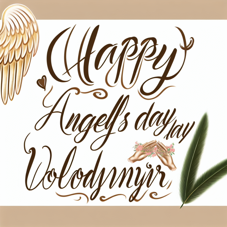 Привітання з днем ангела Володимира своїми словами: зворушливі та теплі побажання