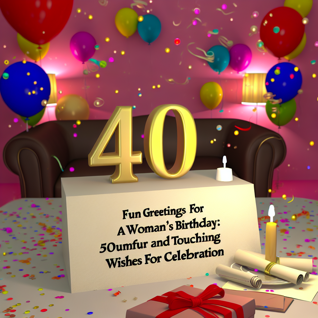 прикольні привітання з 40-річчям жінці
