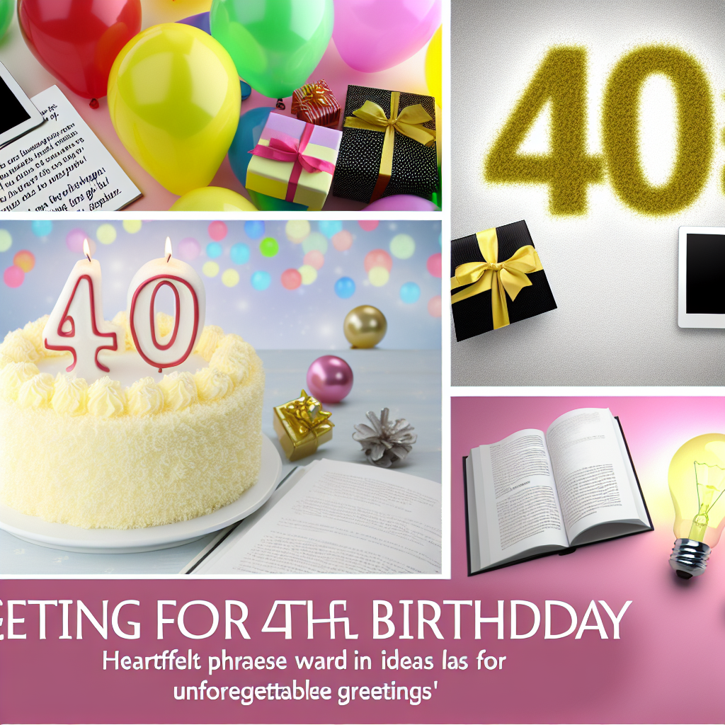 привітання з 40-річчям своїми словами