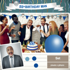 привітання з 55-річчям мужчині