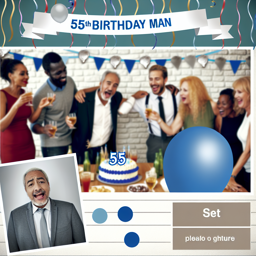 привітання з 55-річчям мужчині