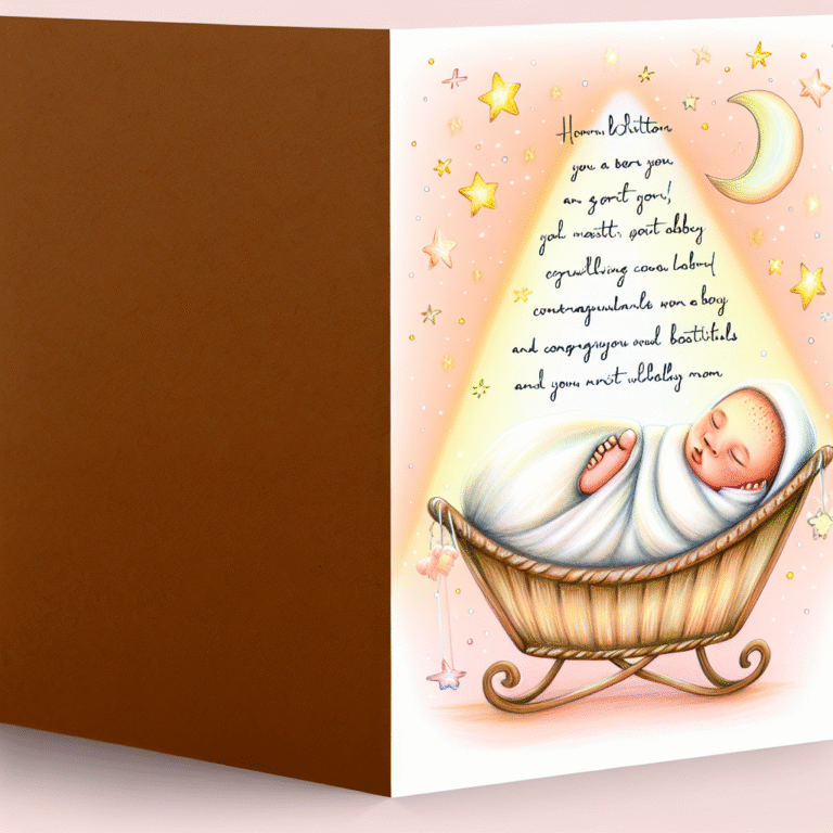 Привітання з народженням своїми словами: Як створити унікальне послання для новонародженого