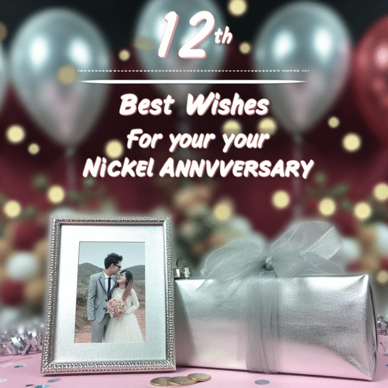 Привітання з 12 річницею весілля: найкращі побажання на нікелеве весілля