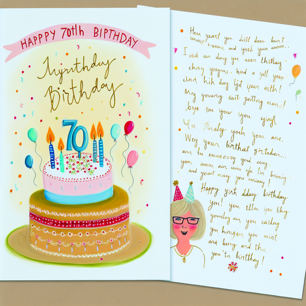 привітання з 70-річчям жінці