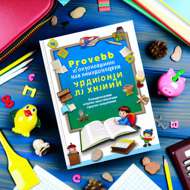 Прислівʼя для дітей 4 клас: Вичерпний Посібник з Прикладами та Вправами