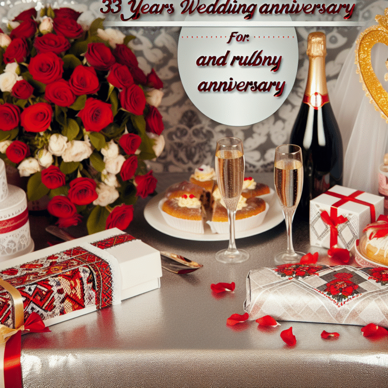 33 роки весілля привітання: найкращі побажання і традиції святкування червоної річниці