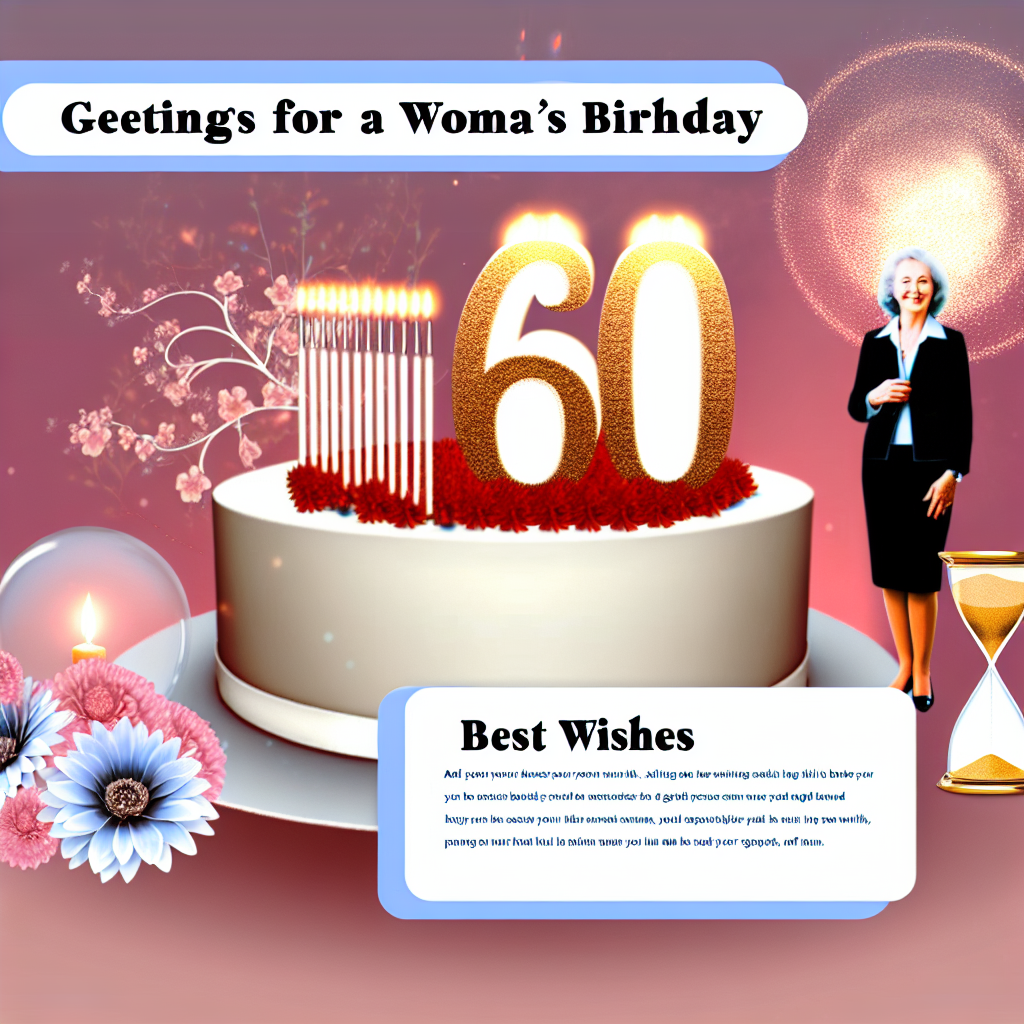 привітання з 60-річчям жінці