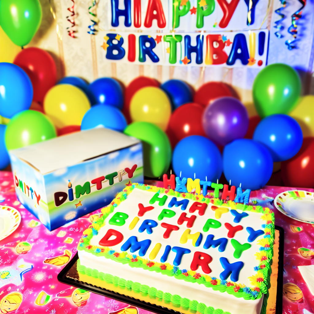 привітання з днем народження дмитра
