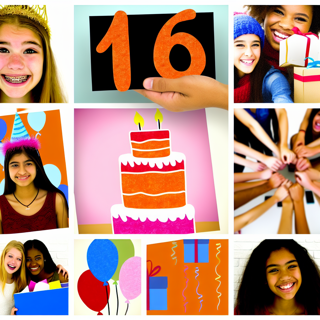 привітання з 16-річчям дівчинці