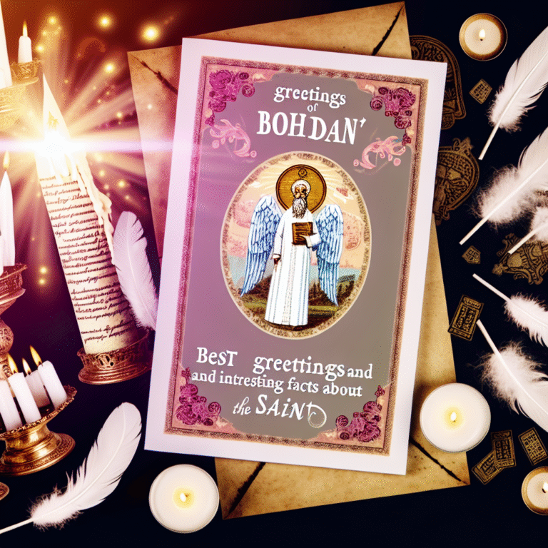 Привітання з днем ангела Богдана: найкраще привітання та цікаві факти про святого