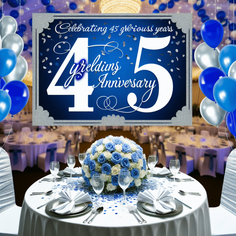 45 років весілля привітання батькам: найкращі побажання та поради для святкування сафірного ювілею