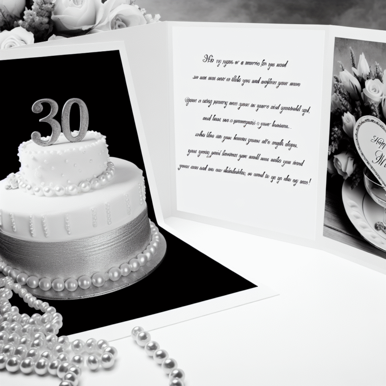 30 років весілля привітання для чоловіка — ідеї поздоровлень та побажань до Перлинного весілля