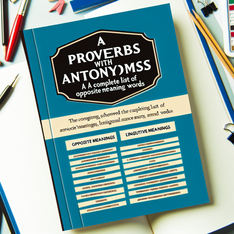 Прислівʼя у яких є антоніми: повний список протилежних за значенням слів
