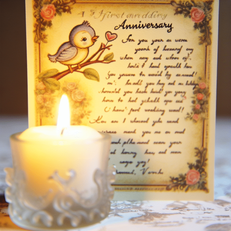 Привітання з річницею весілля 1 рік від батьків: тепле слово мудрості та любові