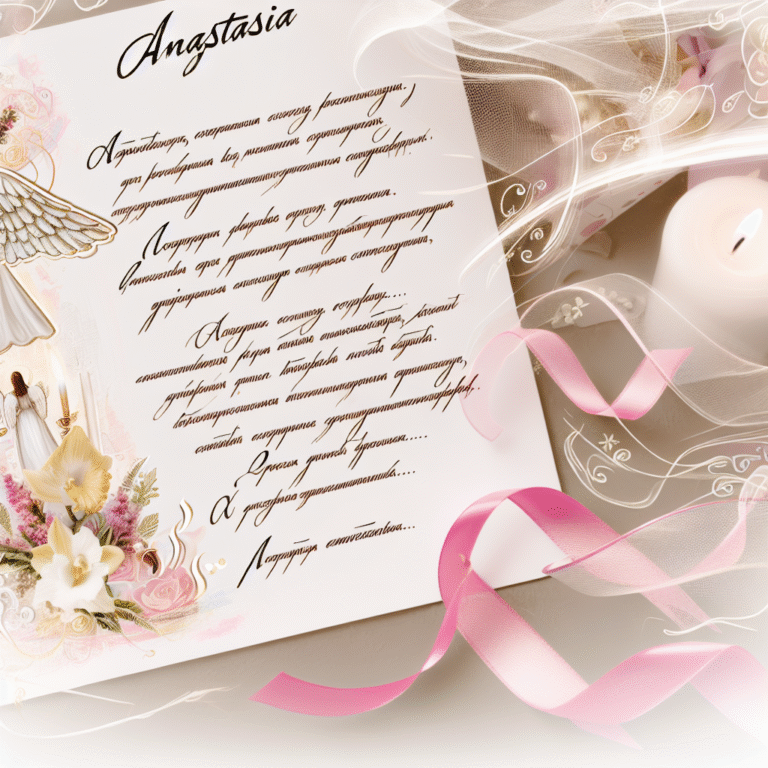 Привітання з днем ангела Анастасії: найкращі побажання та вірші для святкування