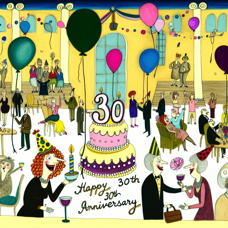 Привітання з 30 річницею весілля прикольні: смішні та творчі ідеї для незабутнього святкування